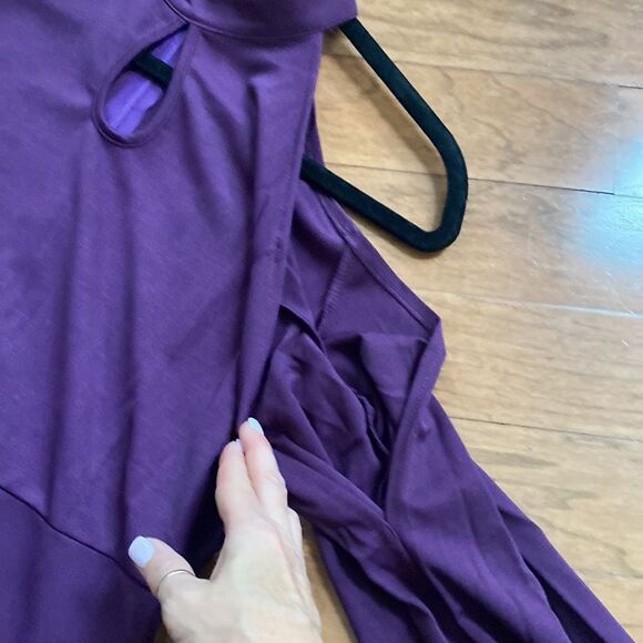 Metamorphosis‎ Girl Purple Cut Out Midi Dress 2XL Nwt - Picture 7 of 8